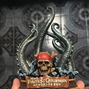 Disney store Pirates kraken resin 3 photo clip holder